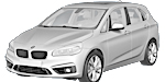 BMW F45 B1383 Fault Code